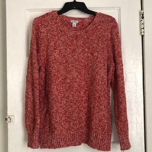 L.L. Bean Red Crew Neck Sweater